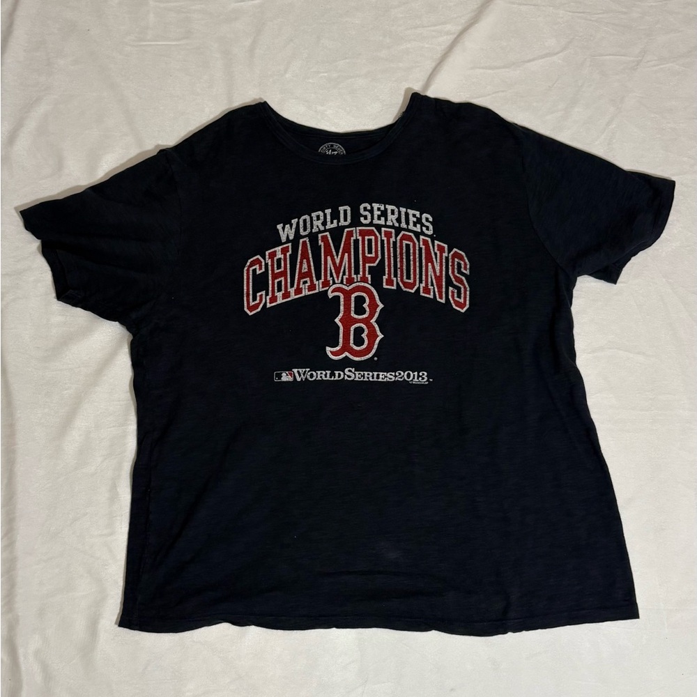 Boston Red Sox 47 Brand 2013 World Series Champions T Shirt Mens Large